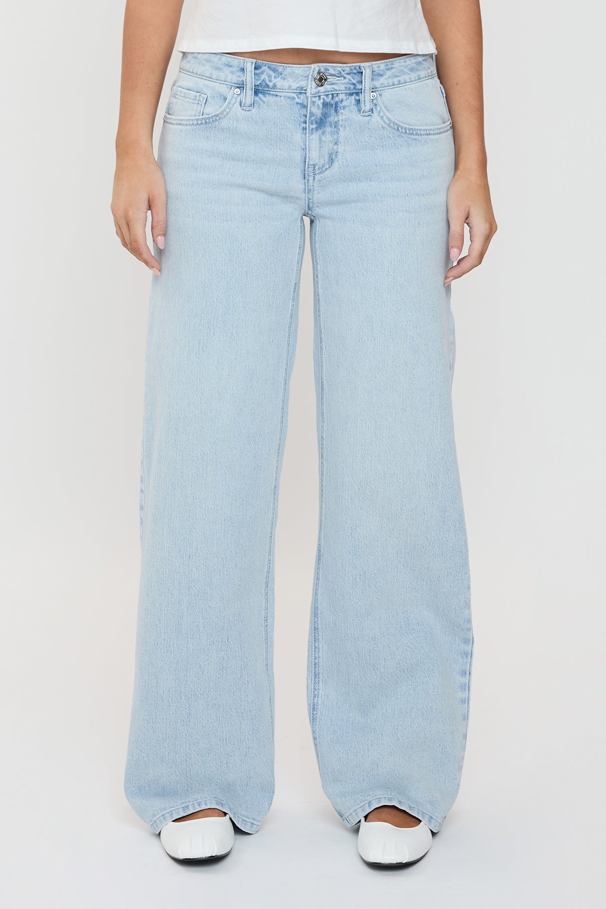 Women's Luxe Britney Wide Leg Jeans