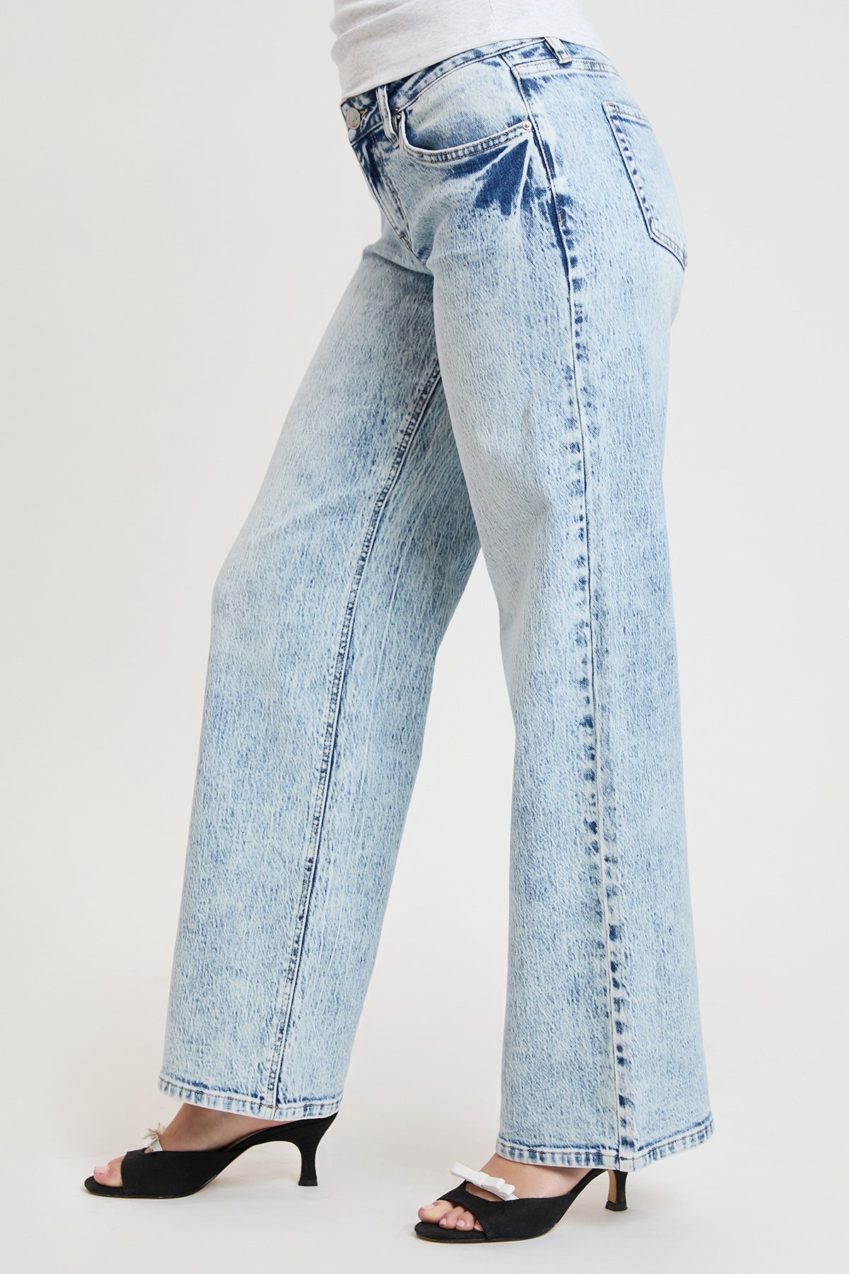 Women's Luxe Britney Wide Leg Jeans