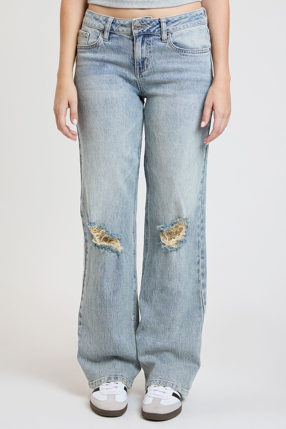 Women's Luxe Britney Wide Leg Jeans