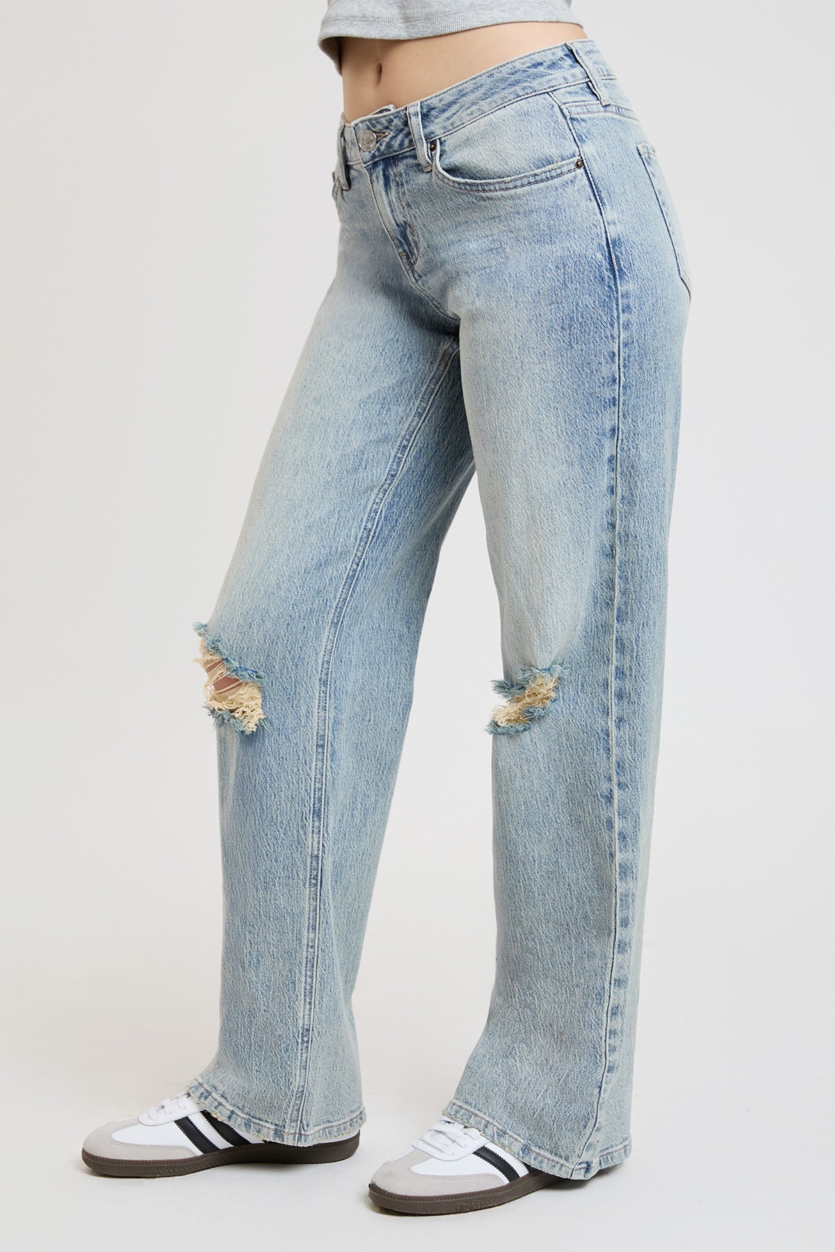 Women's Luxe Britney Wide Leg Jeans