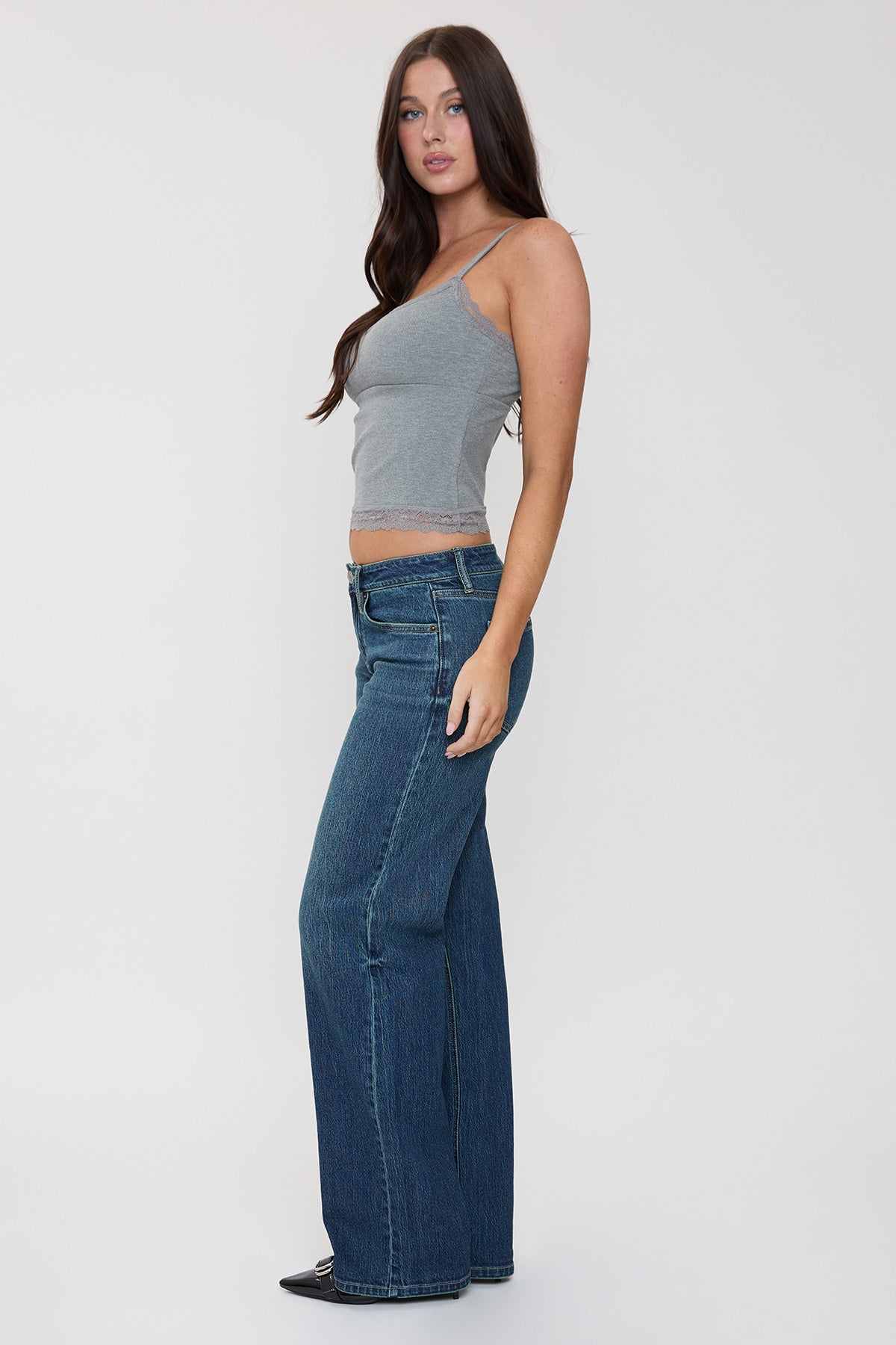 Women's Luxe Britney Wide Leg Jeans