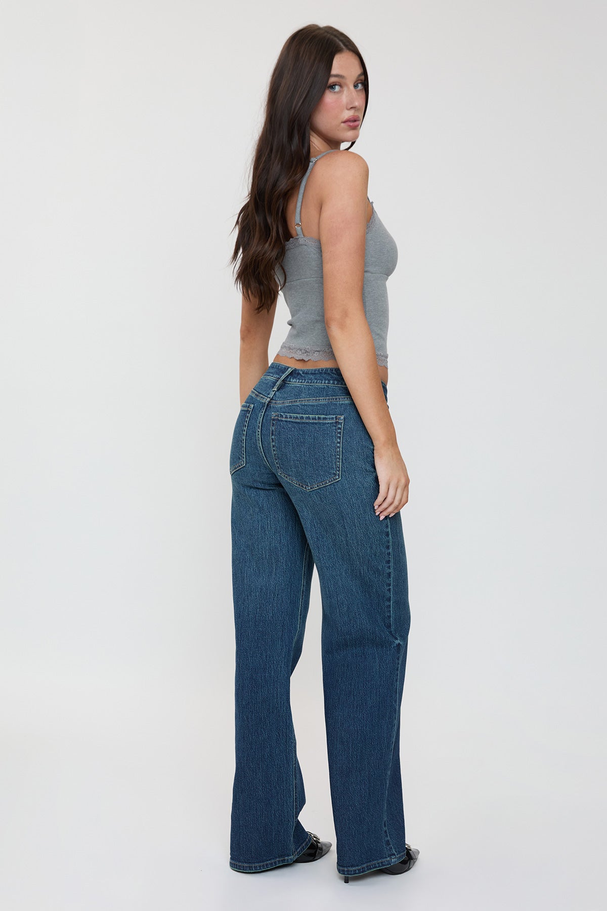Women's Luxe Britney Wide Leg Jeans