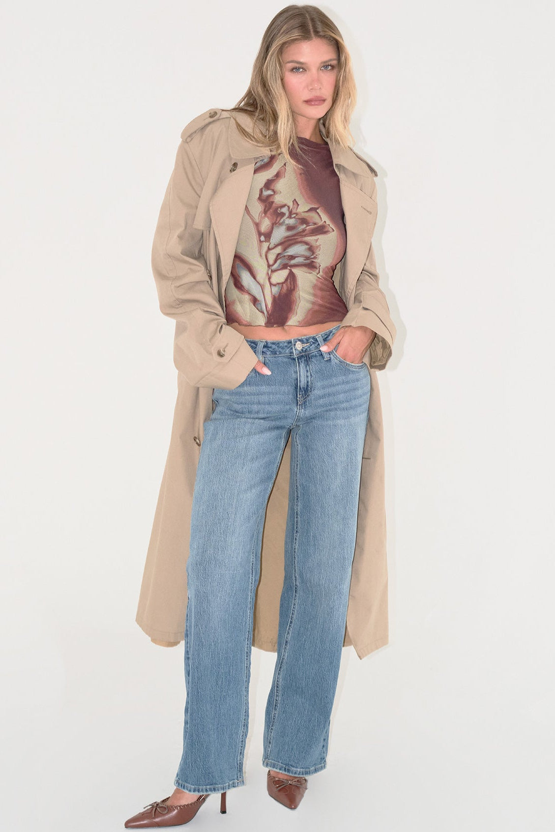 Women's Luxe Britney Wide Leg Jeans