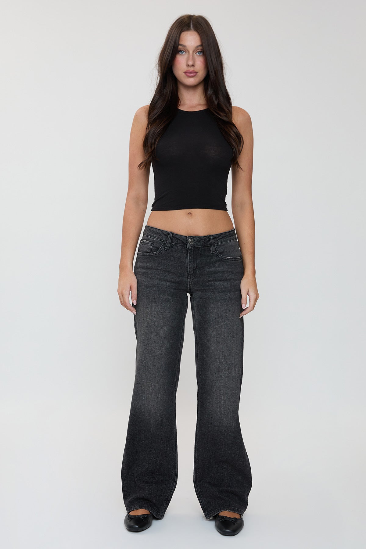 Women's Luxe Britney Wide Leg Jeans