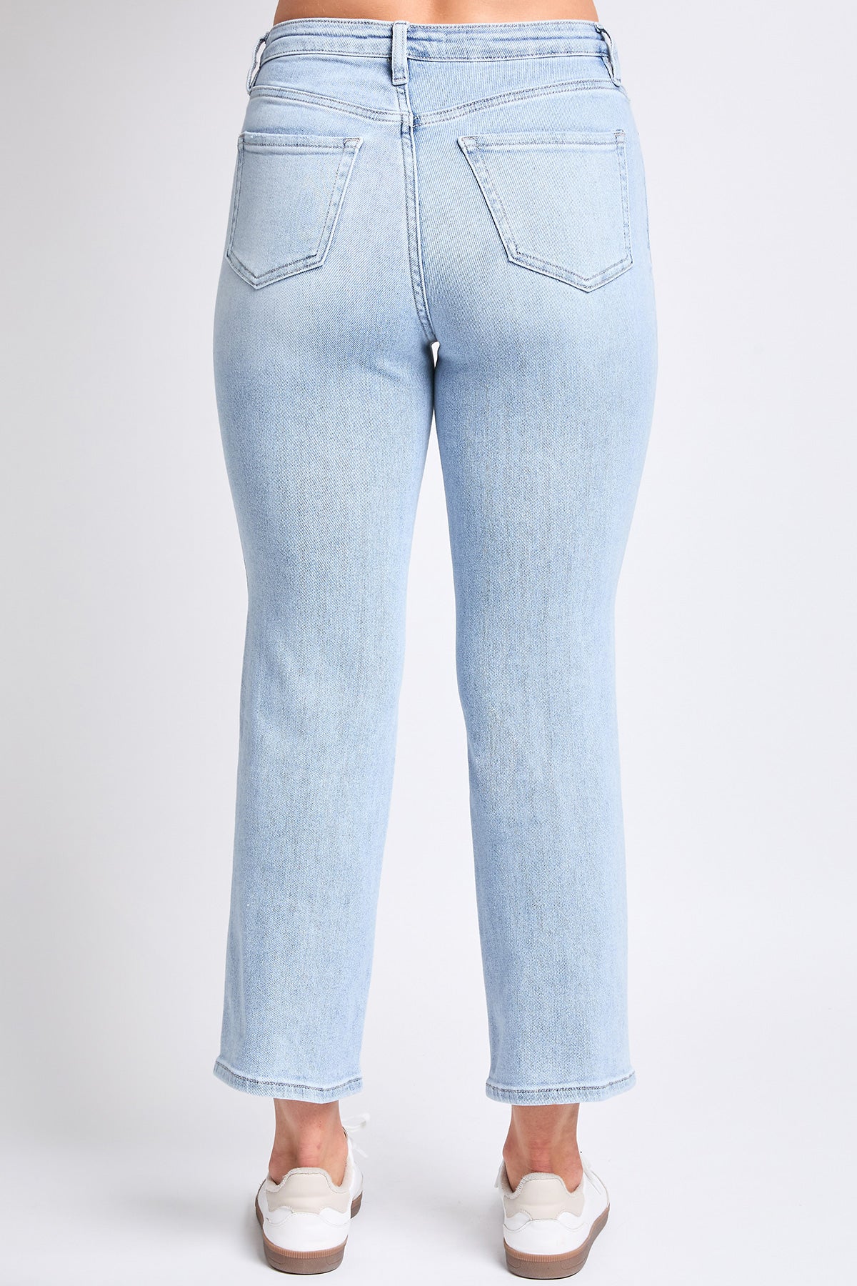 Women's Luxe High Rise Vintage Stretch Straight  Jeans