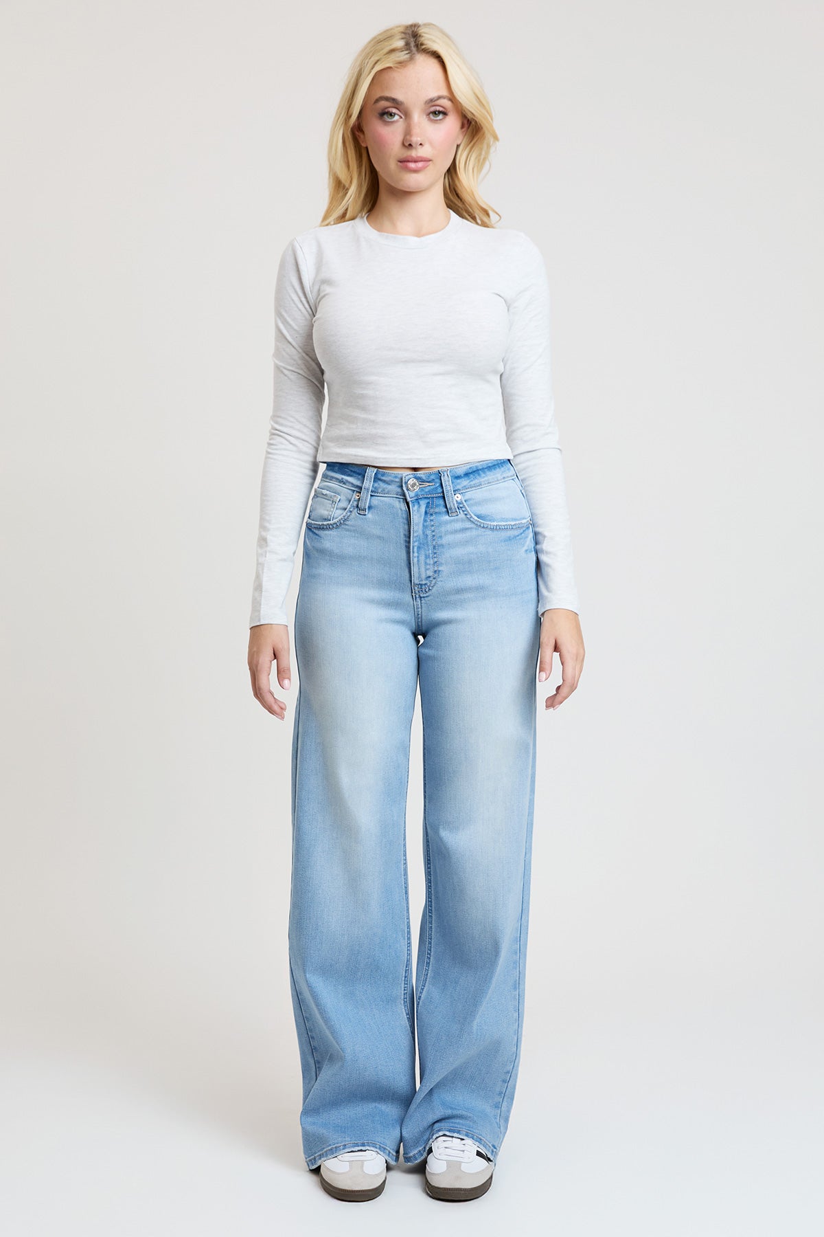 Women's Super Soft High Rise Wide Leg Jeans