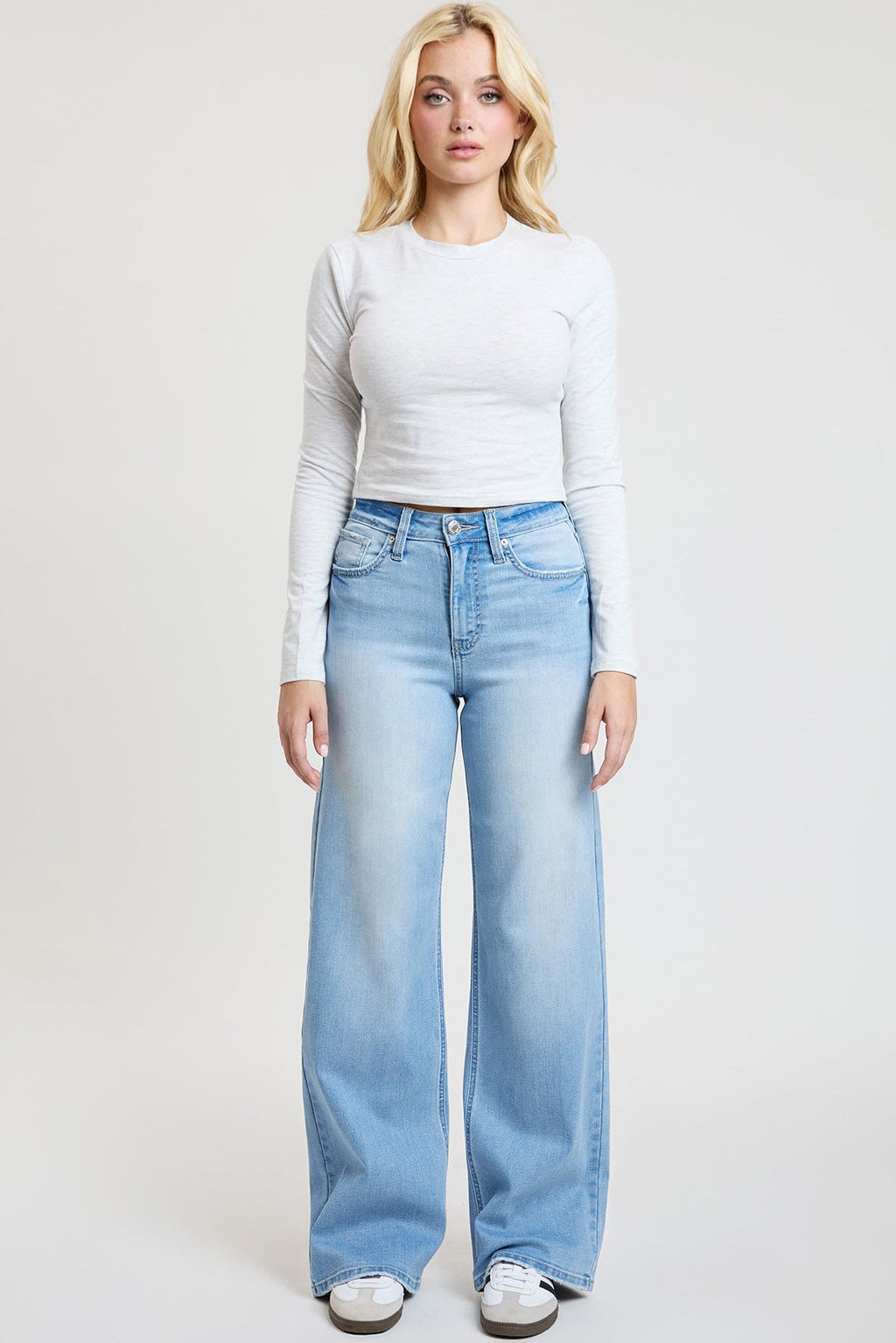 Women's Super Soft High Rise Wide Leg Jeans