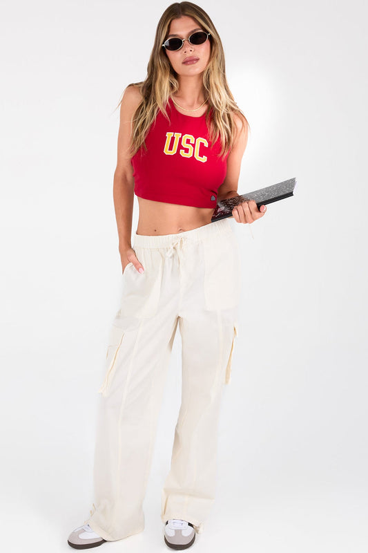 Women's Mid Rise Pull On Cargo Pants