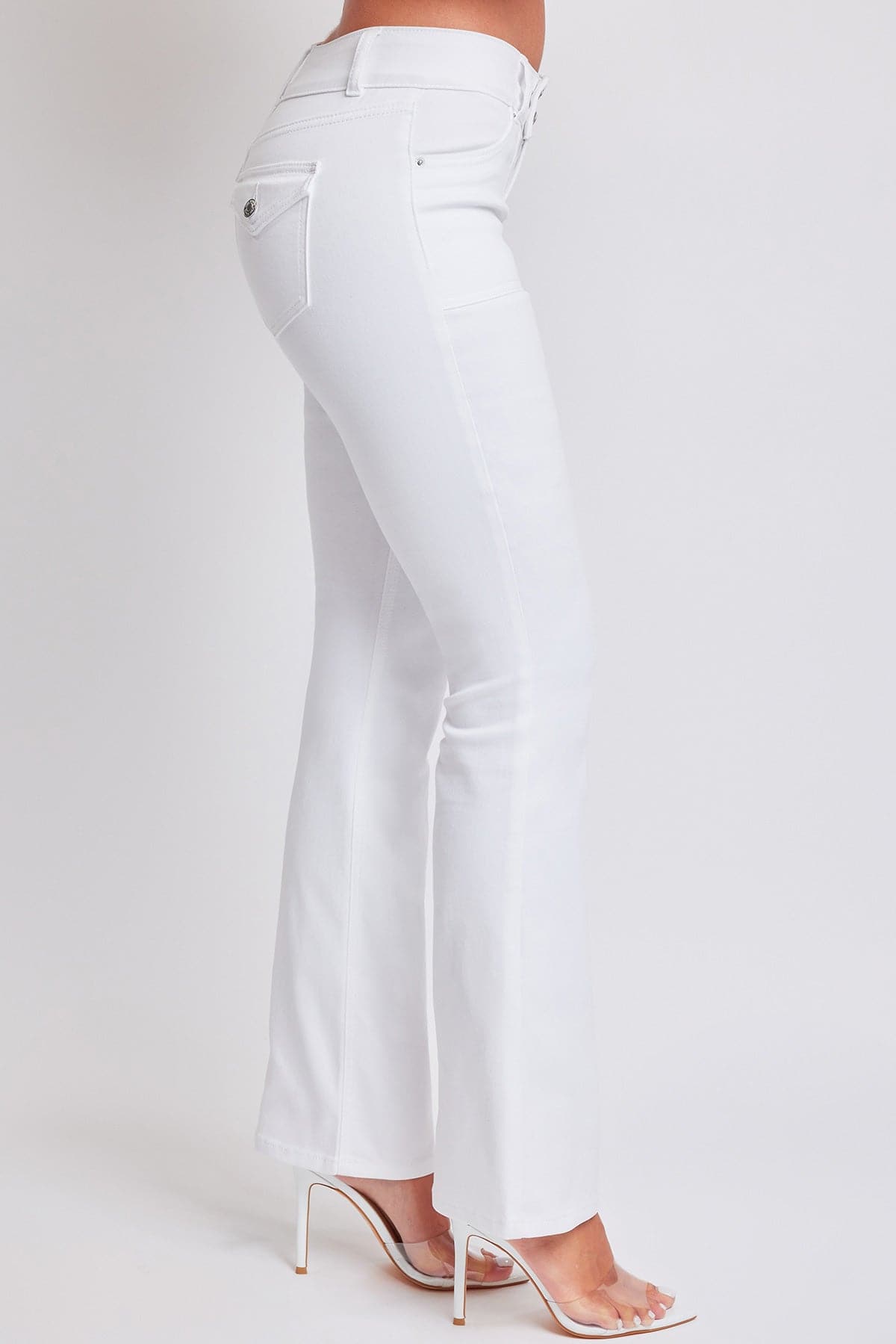 Women's Flare Flap Back Pocket Jeans