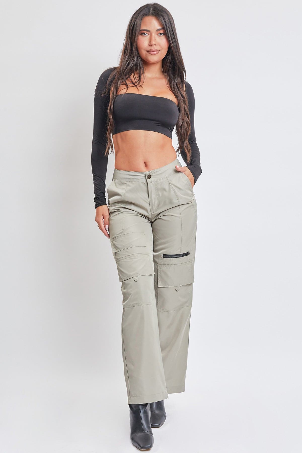Women's Nylon Cargo Pants