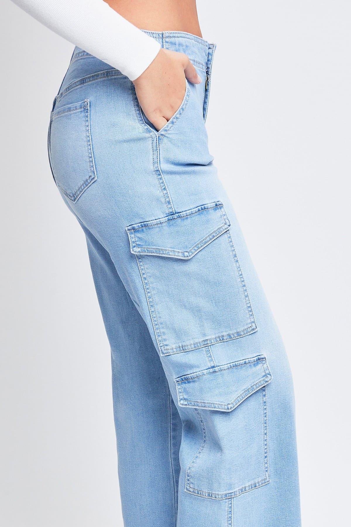 Women’s Wide Leg Double Cargo Jeans