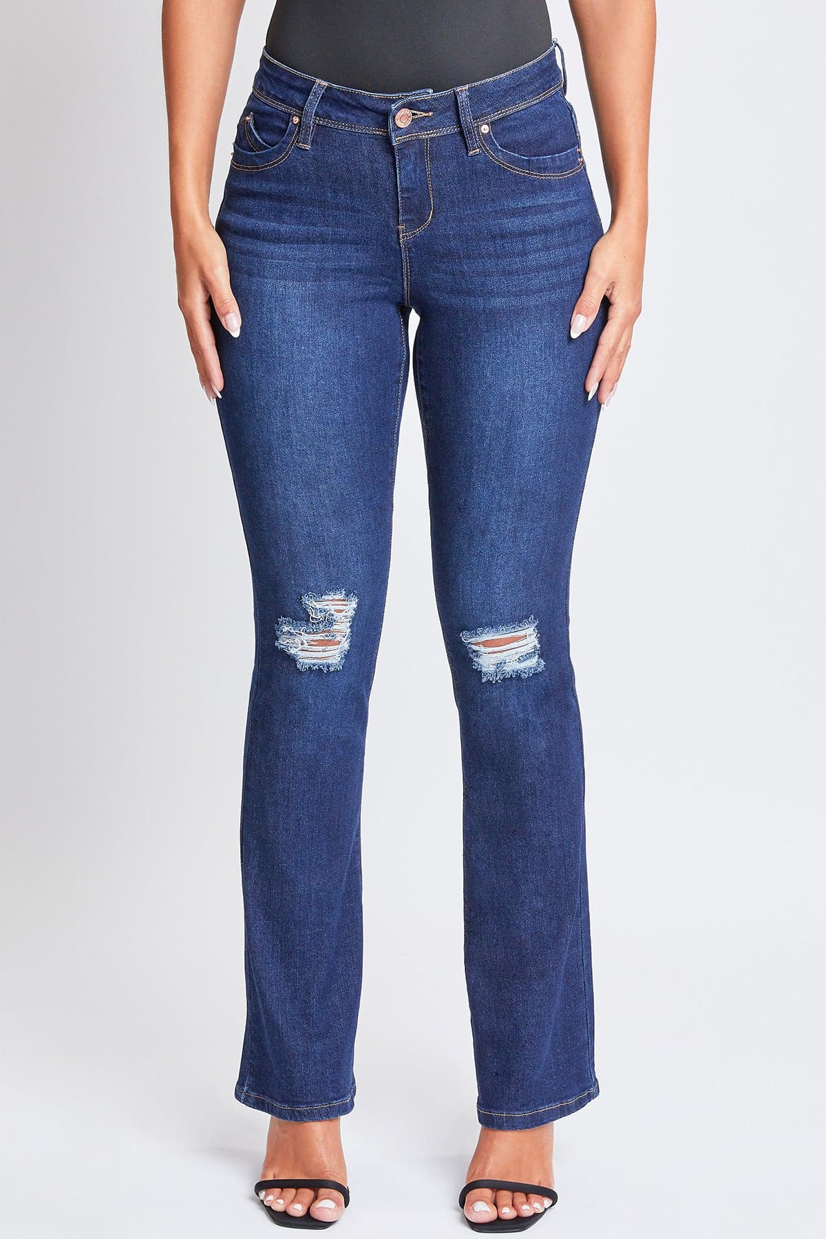 Women's WannaBettaButt Mid-Rise Bootcut Jeans