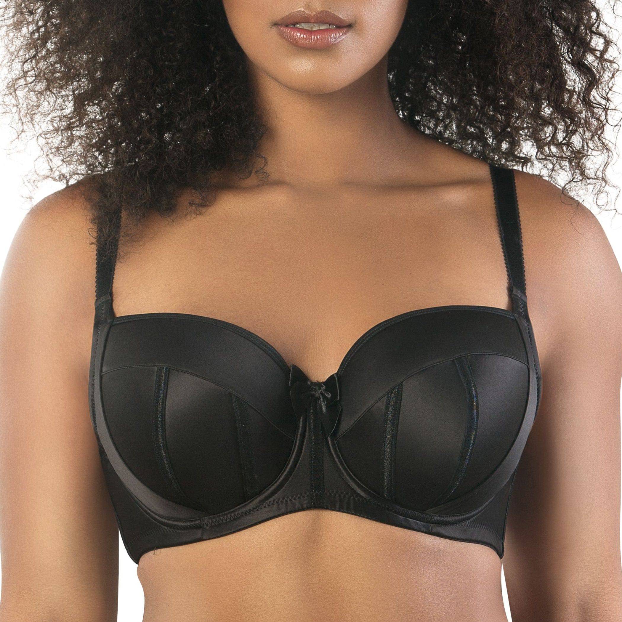 Charlotte Underwire Full Bust Padded Bra - Black