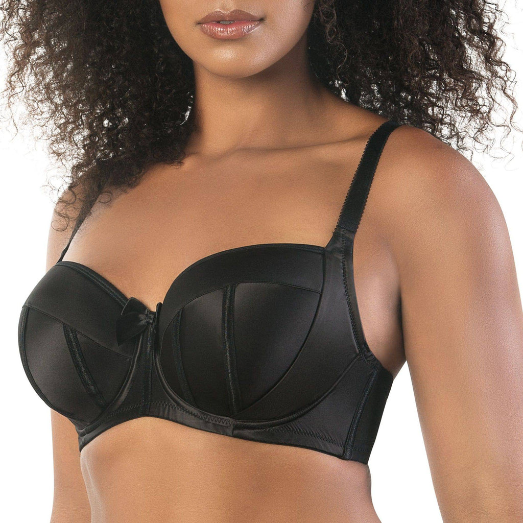 Charlotte Underwire Full Bust Padded Bra - Black