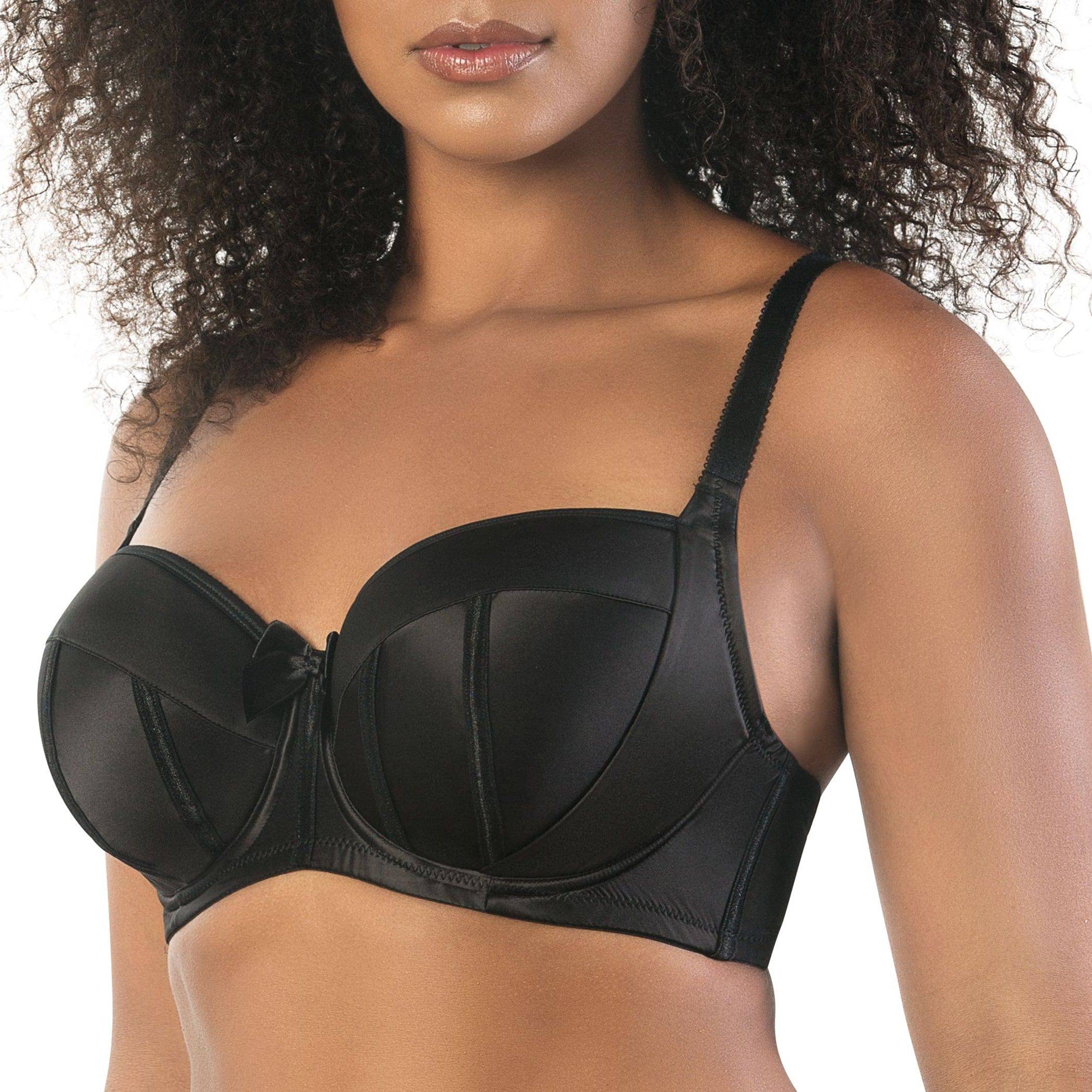Charlotte Underwire Full Bust Padded Bra - Black