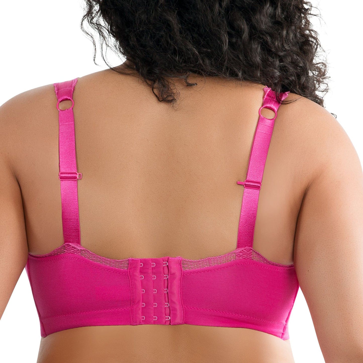 PARFAIT Dalis P5641 Women's Full Busted and Curvy Wire Free Bralette  - Bright Pink