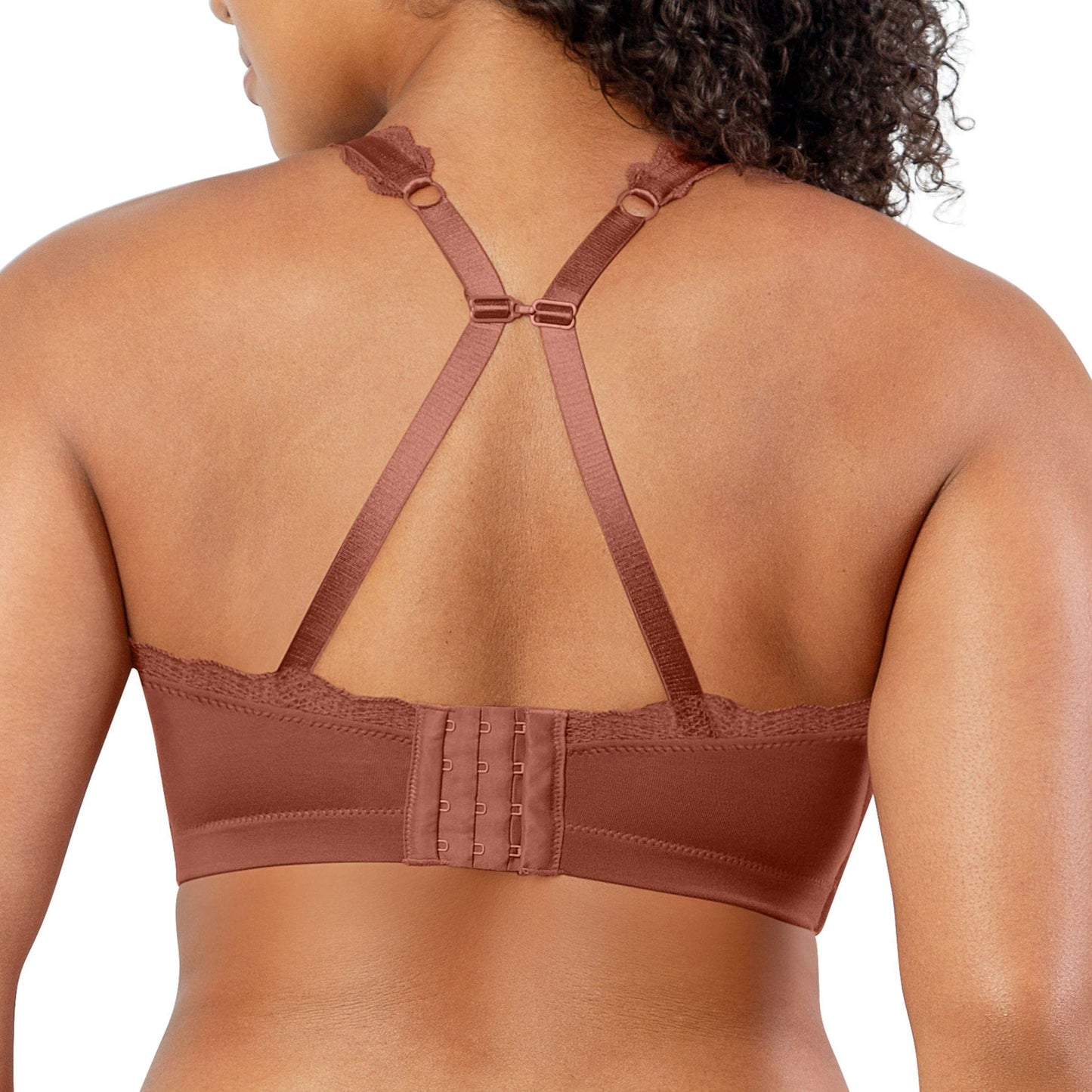 PARFAIT Dalis P5641 Women's Full Busted and Curvy Wire Free Bralette  - Spice