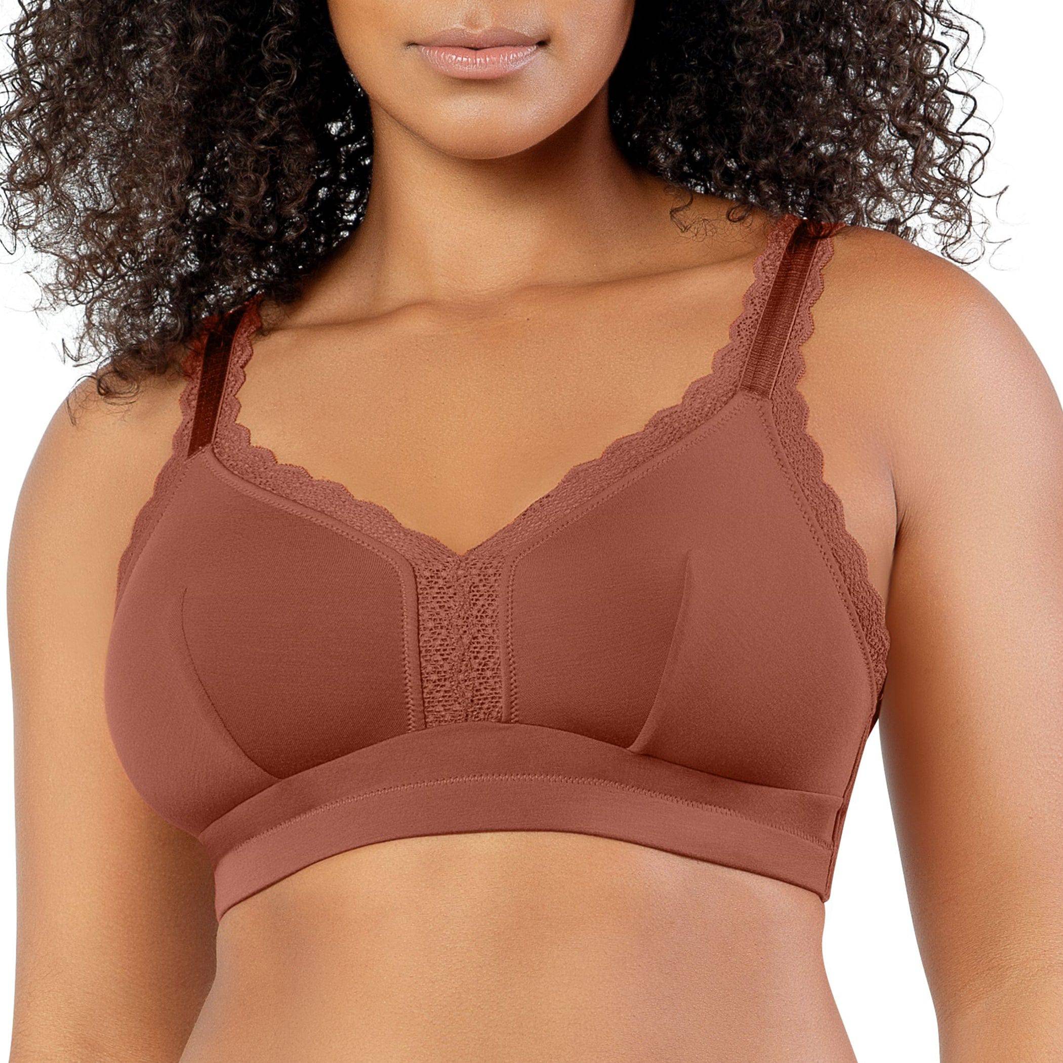 Dalis Wire-Free Full Bust Bralette - Spice