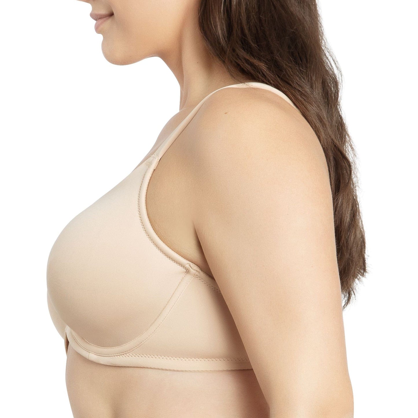 PARFAIT Erika P58622 Women's Unlined Seamless Smooth Nude Wire Bra - Bare