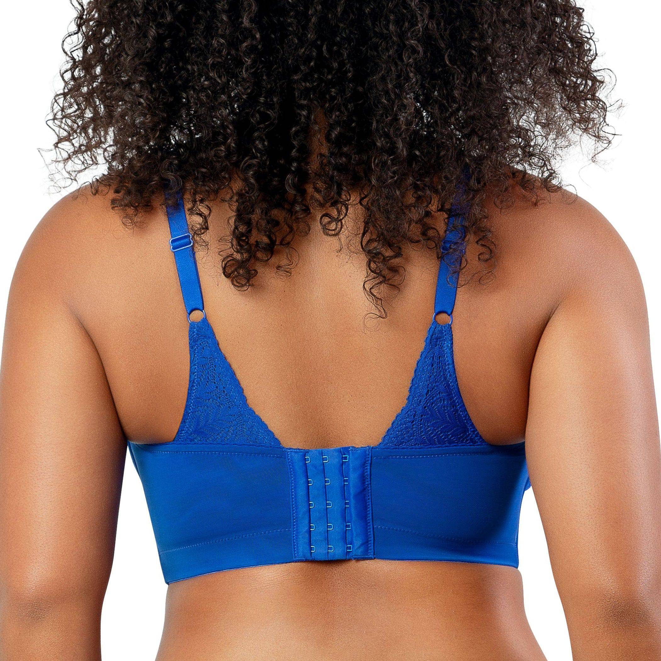 Mia Wire-Free Full Bust Lace Bralette - Sapphire