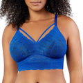 Mia Wire-Free Full Bust Lace Bralette - Sapphire