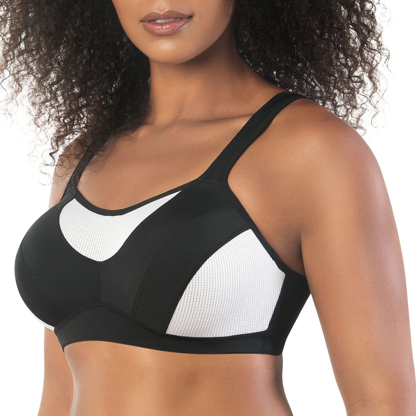 PARFAIT Women's Dynamic P5541 Full Bust Bounce Control Sports Bra  - Black