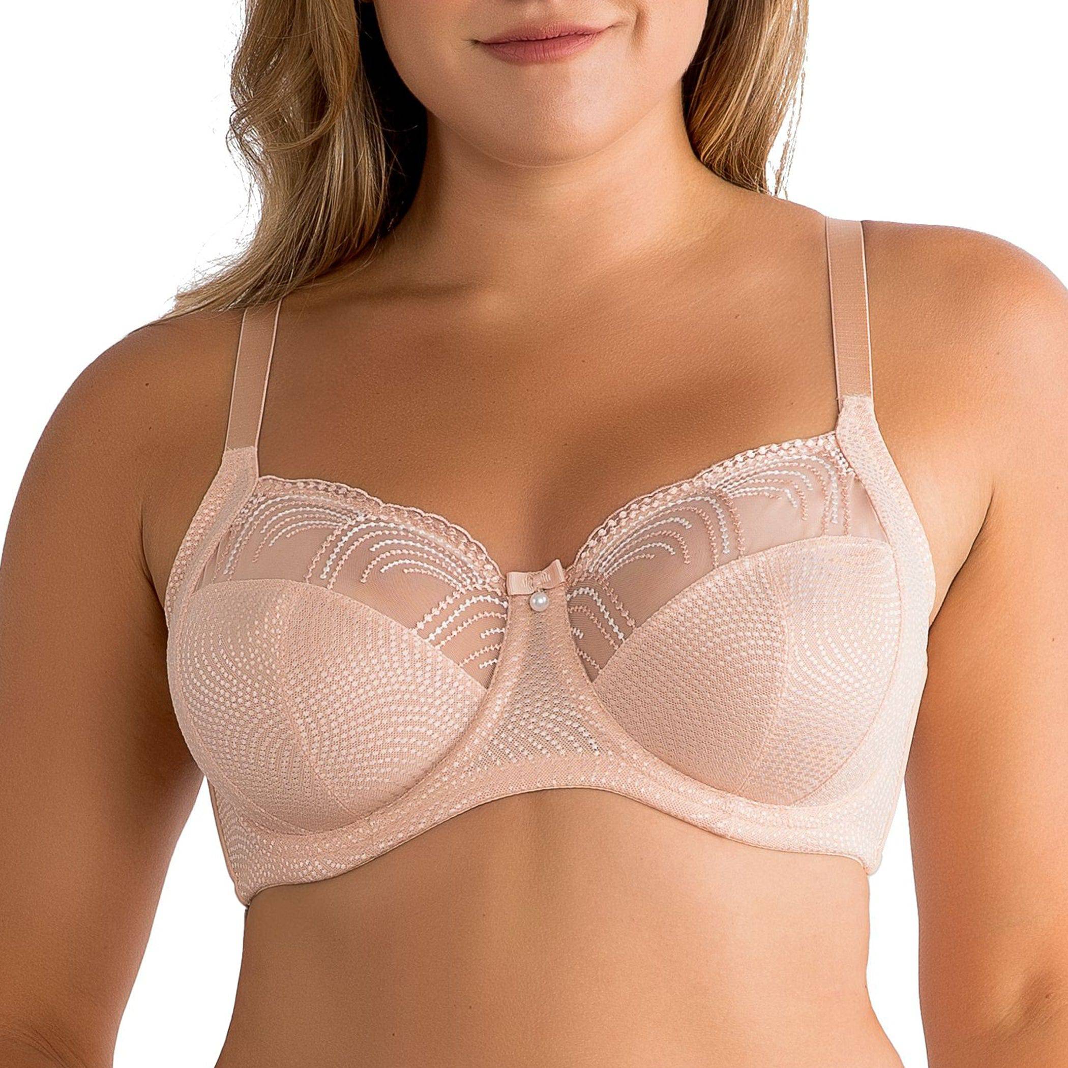 Pearl Full Bust Unlined Bra - Cameo Rose