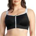Wave Full Bust Sports Bra - Black