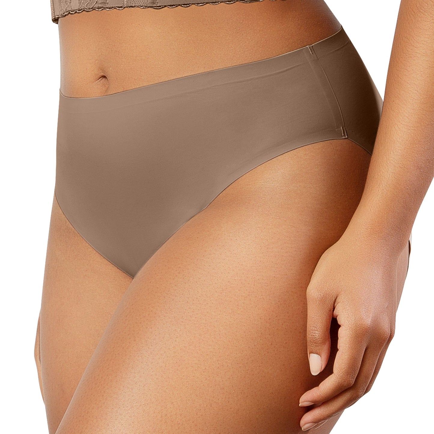 PARFAIT Bonded French Cut PP5031 Body Smoothing  Panties with No Visible Panty Lines  - Mid Nude