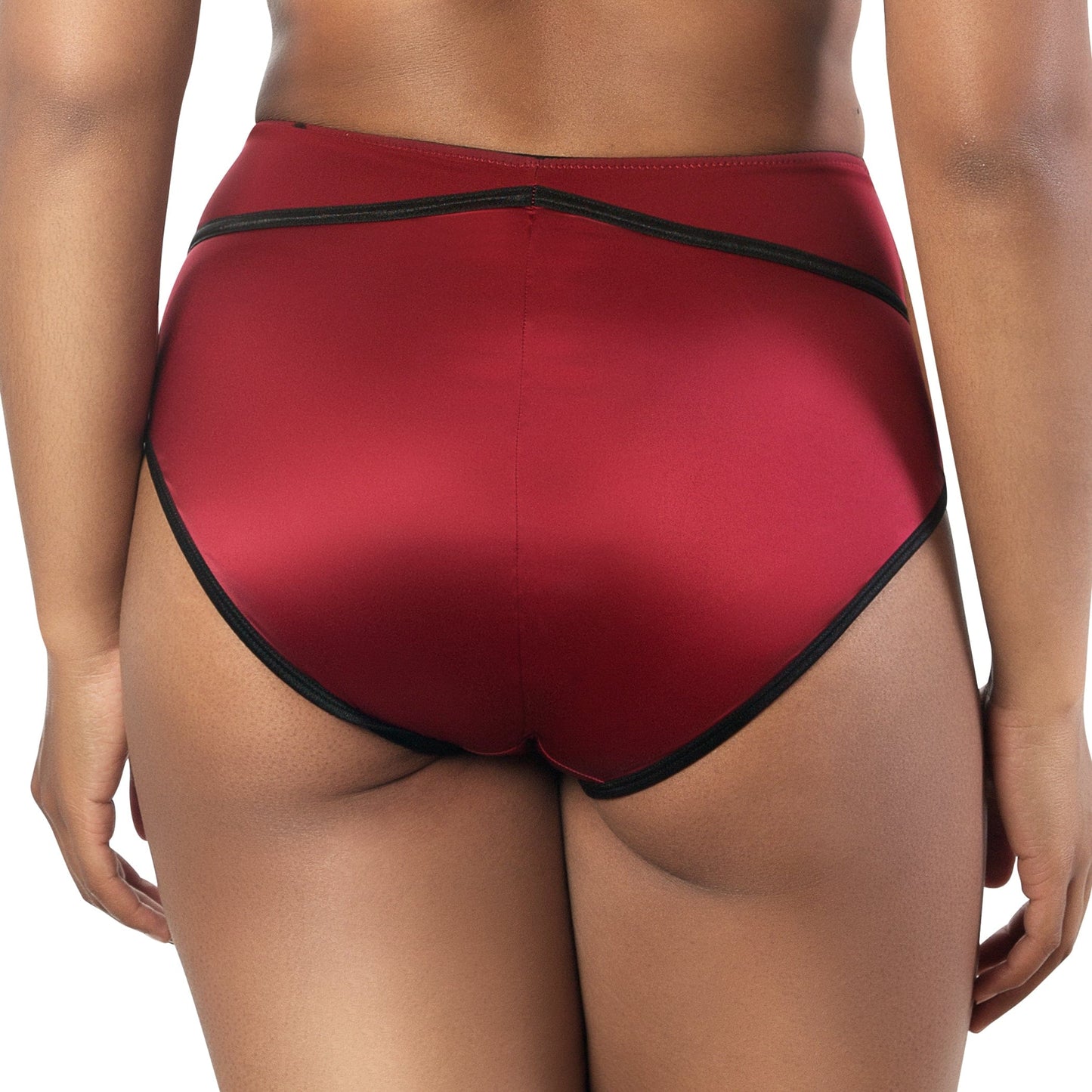 PARFAIT Charlotte 6917 Women's Full Figured Curvy High Waist Brief Vintage  - Rio Red
