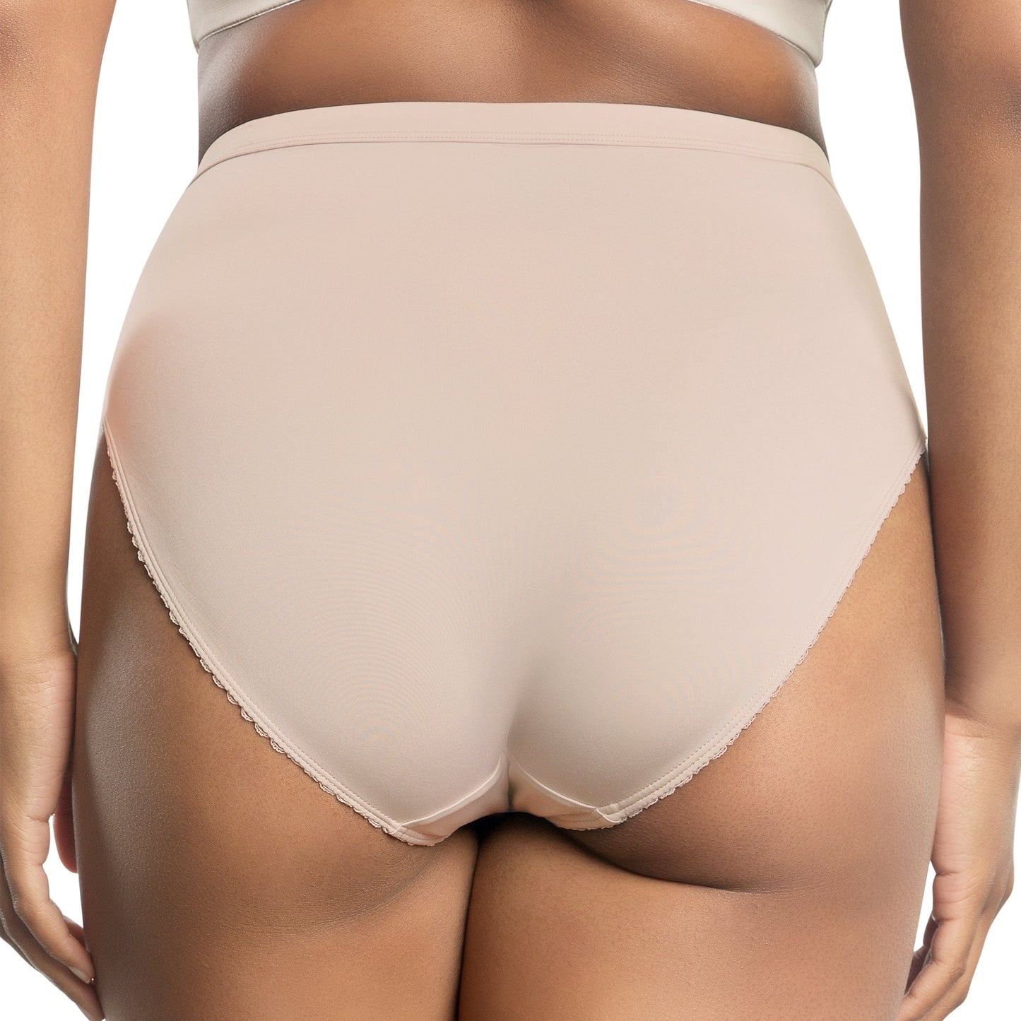 PARFAIT Micro Dressy PP306 French Cut High Waisted Sexy Sheer Panties - Cameo Rose
