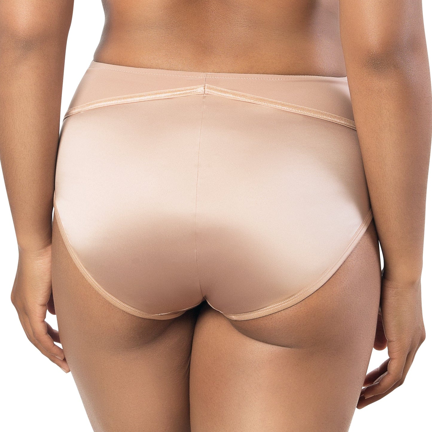 PARFAIT Charlotte 6917 Women's Full Figured Curvy High Waist Brief Vintage  - T. Nude