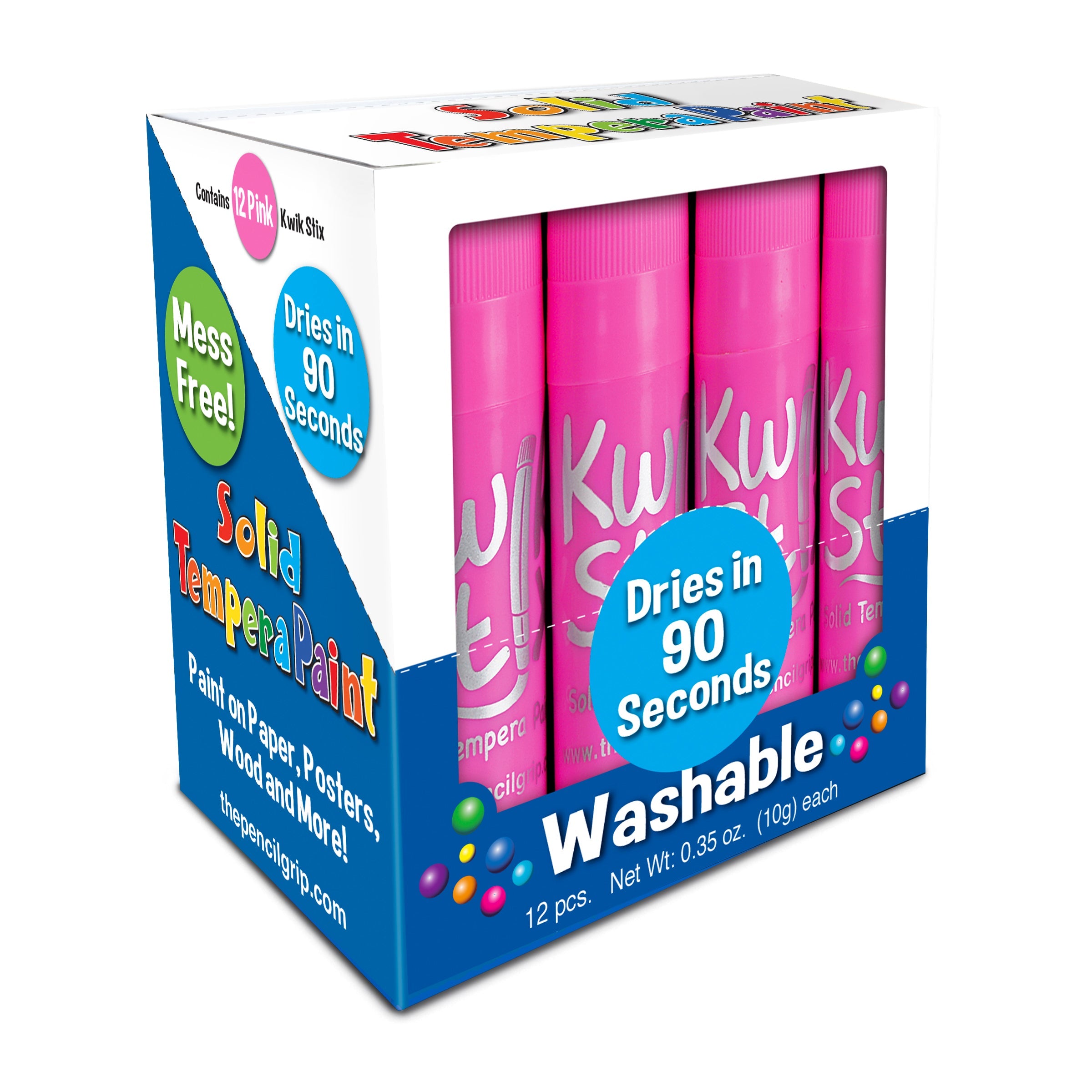 Single Colored Kwik Stix, Set of 12, Available in Various Colors