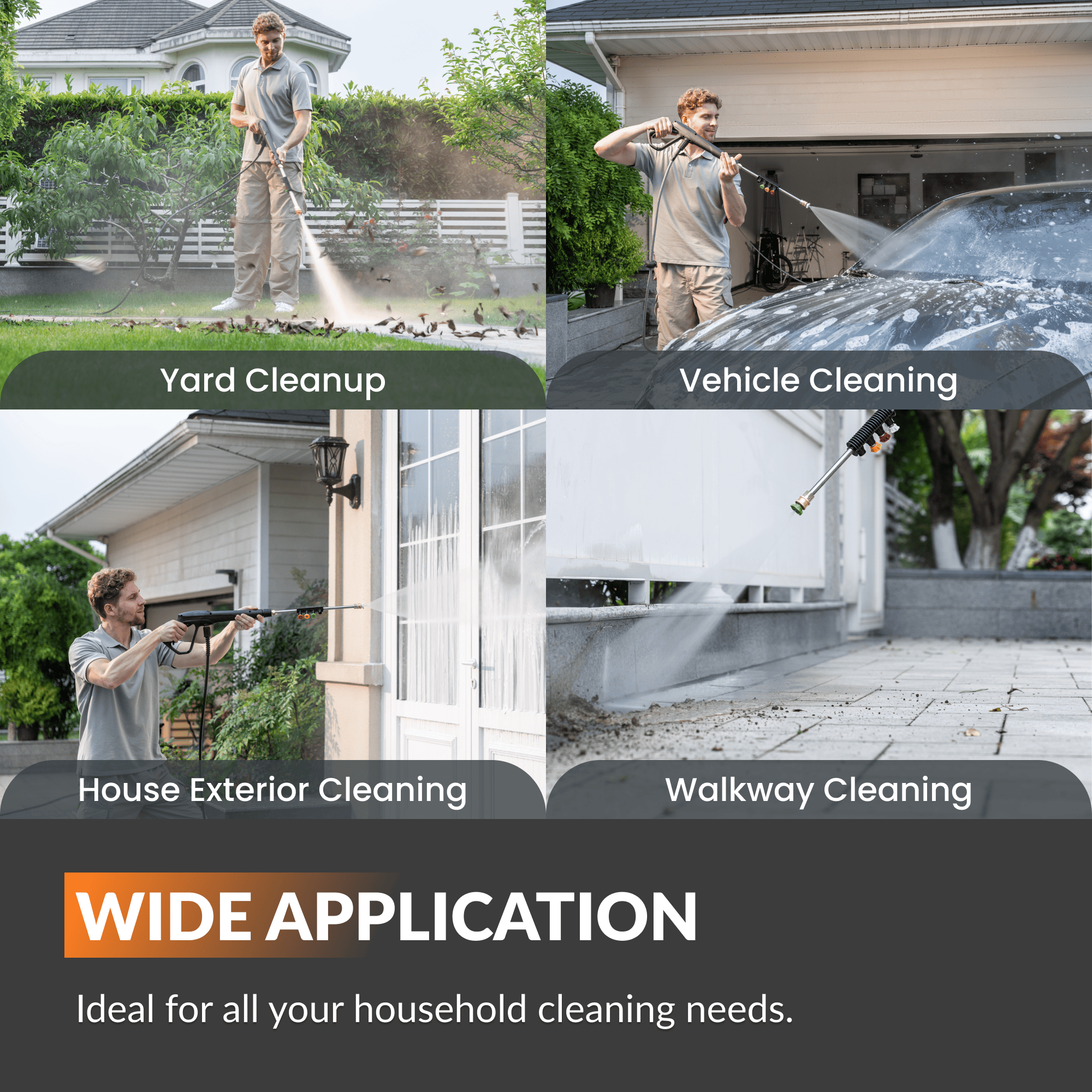 Grandfalls Retractable Pressure Washer Plus