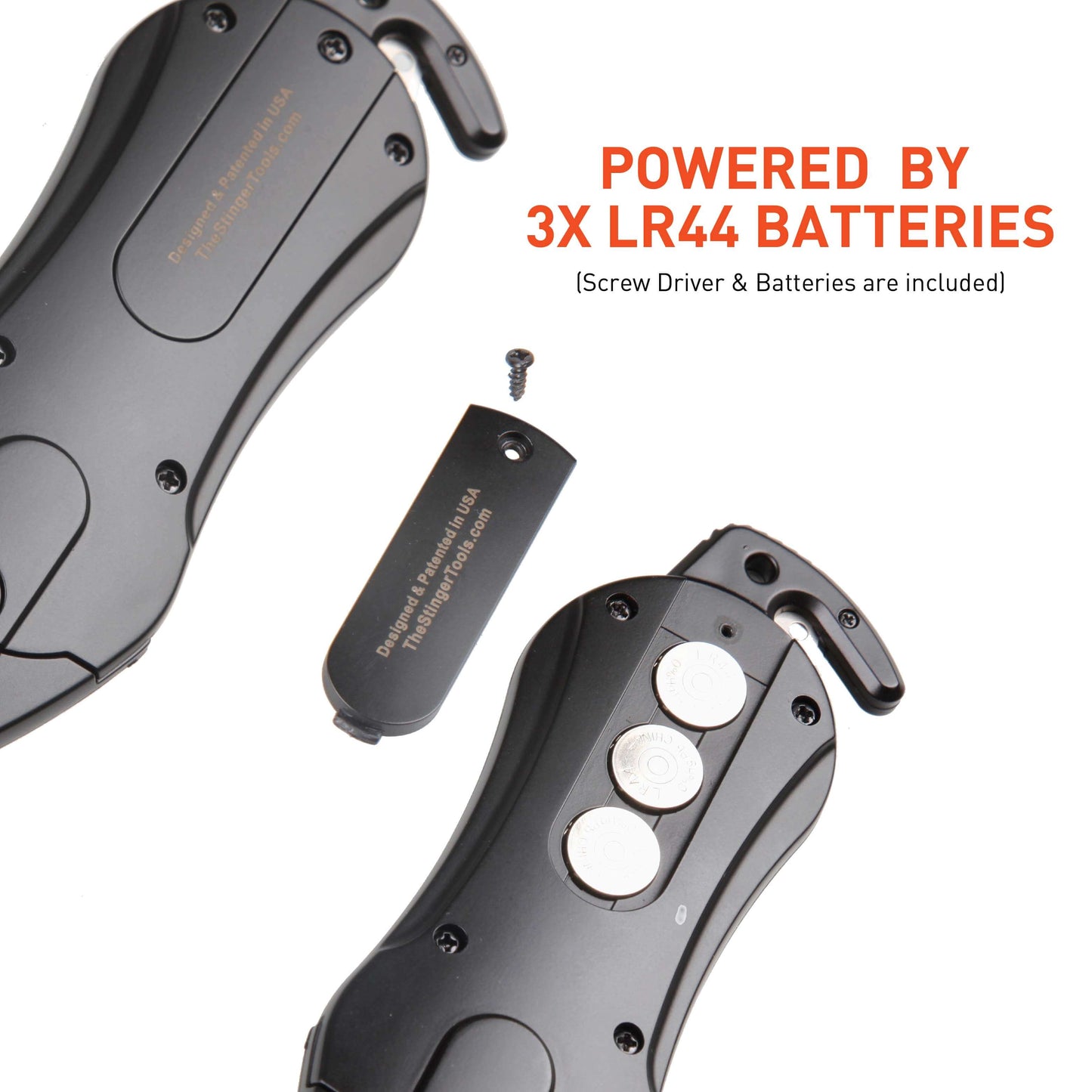 Stinger Life-Saving Whip Car Emergency Tools + Personal Alarm (Black)