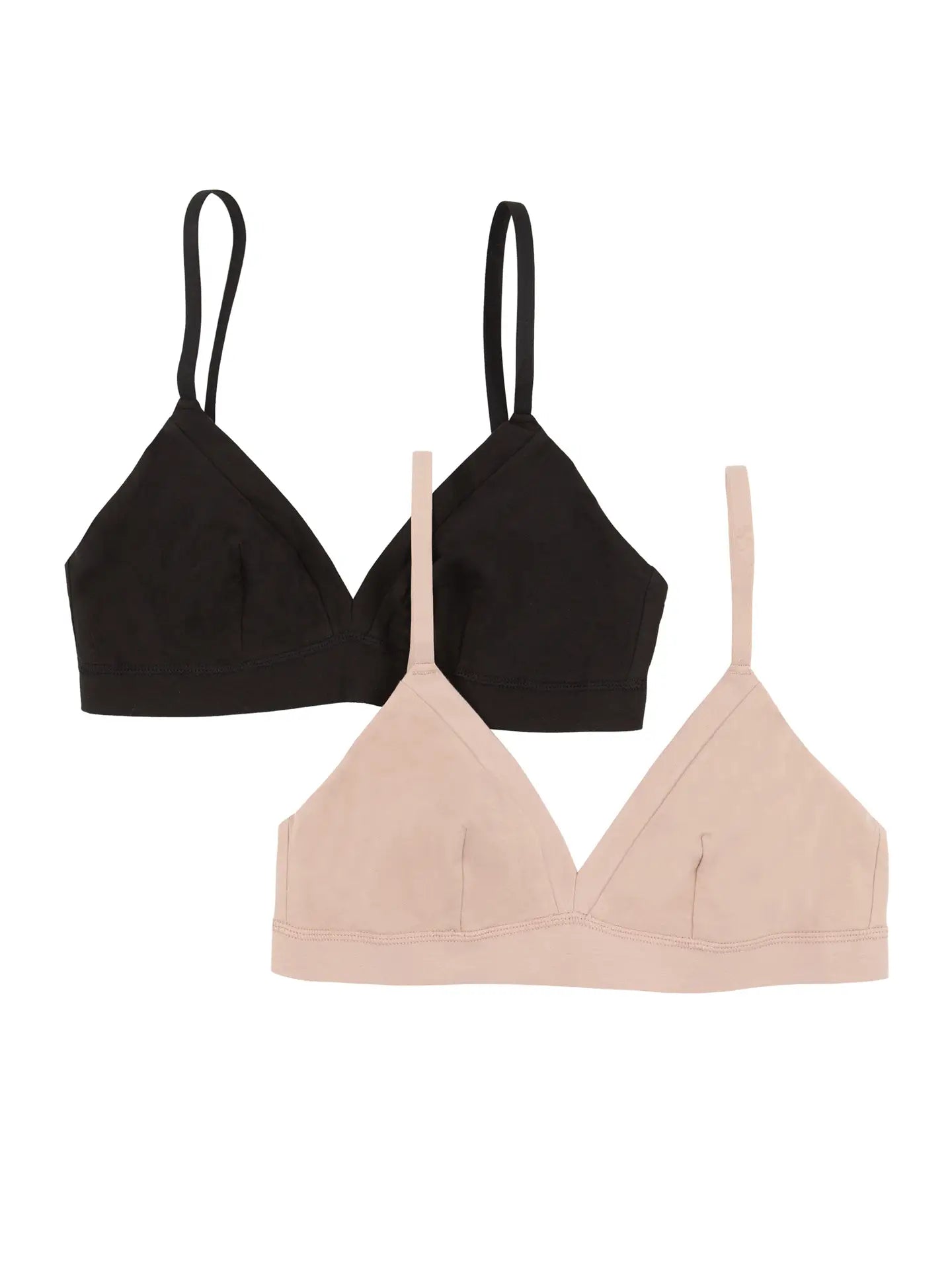 Pima Cotton Bralette 2-Pack