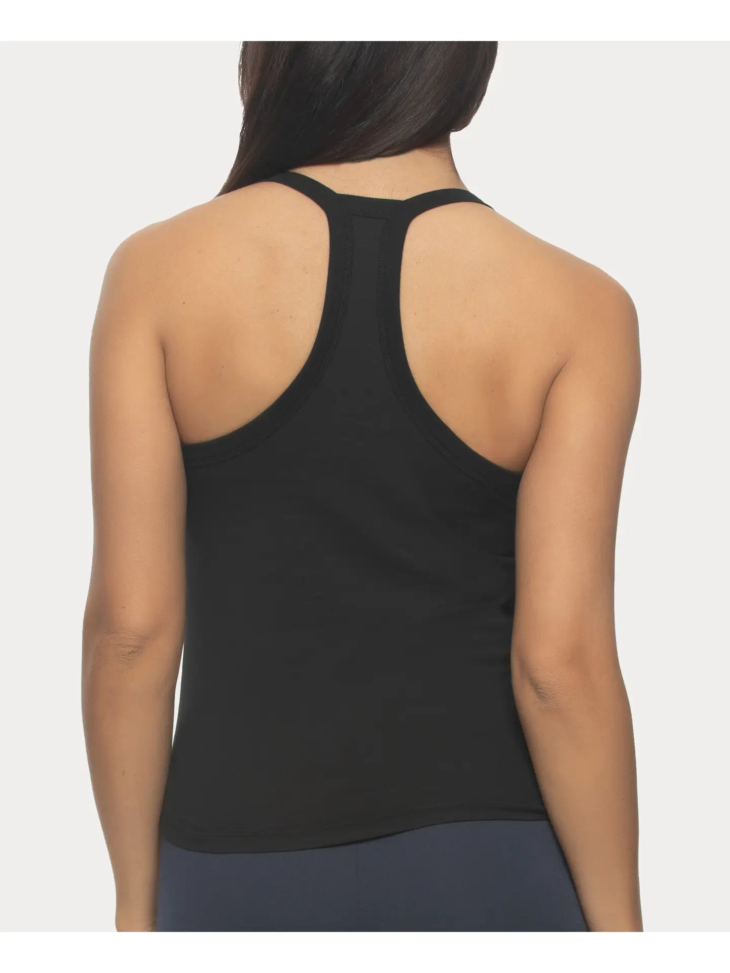 Pima Cotton Racerback Tank 2-Pack - Tuxedo