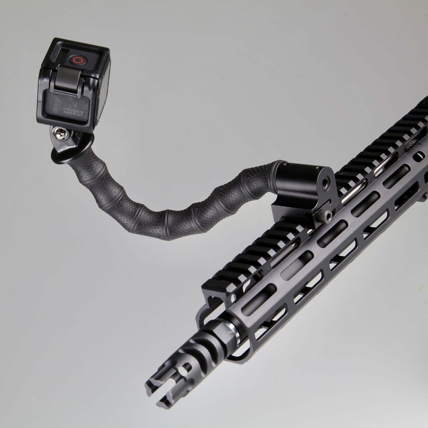 Stinger Python Action Camera Flexible Arm and Rail Mount For Picatinny and Weaver Rail System