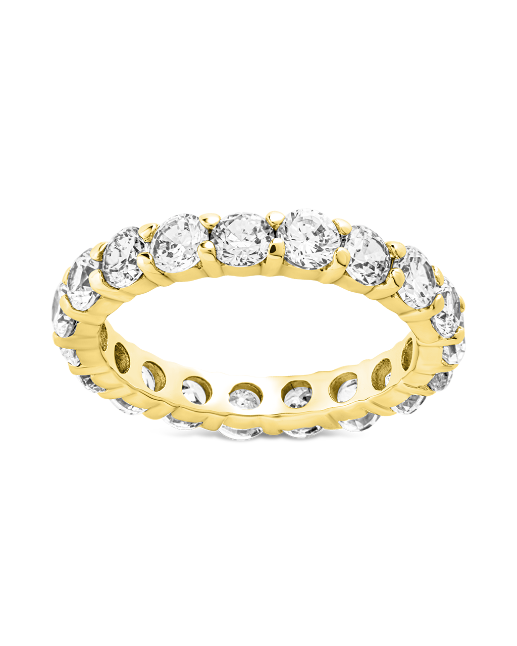 Sterling Silver Gracie CZ Eternity Ring