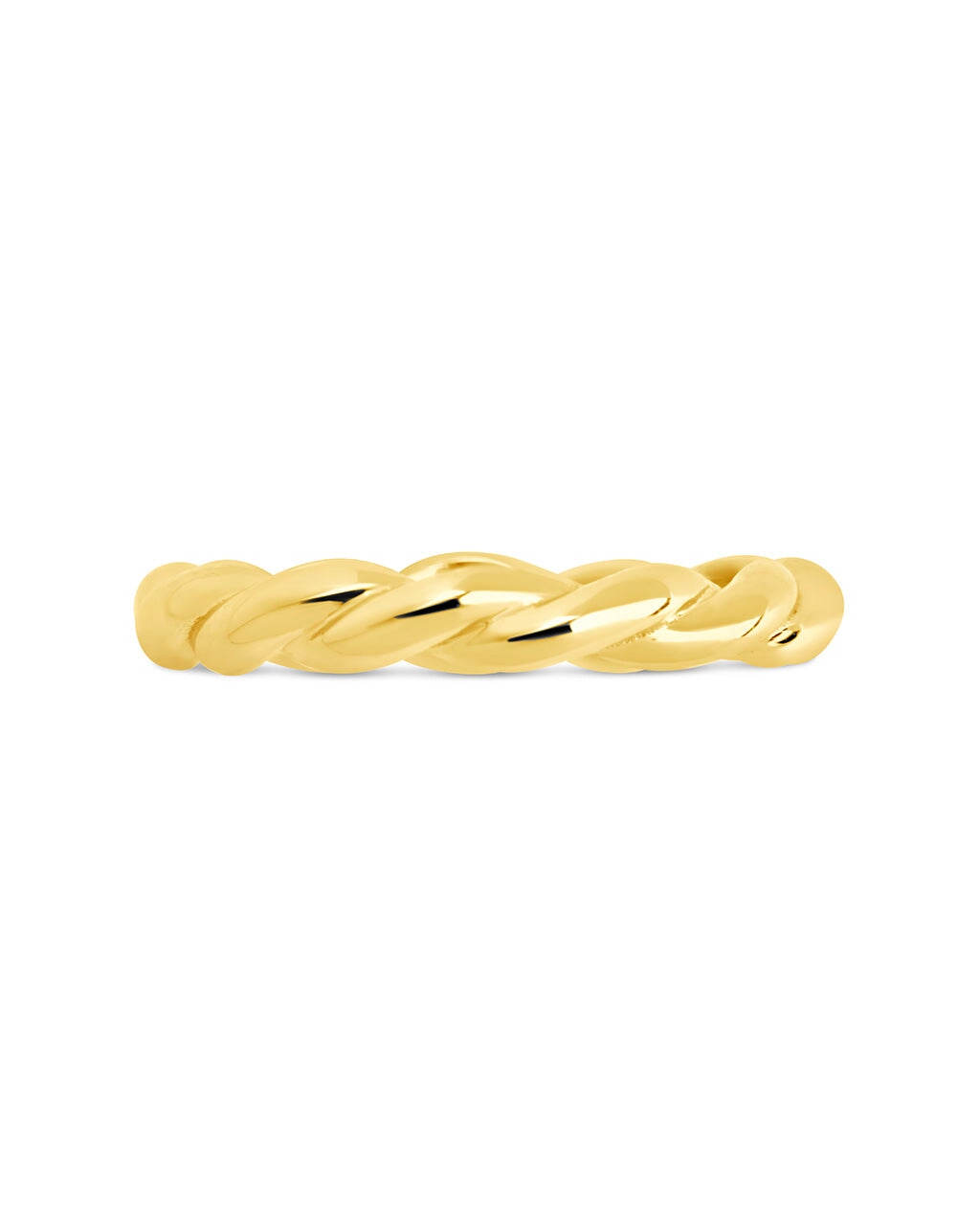 Sterling Silver Nixie Twist Band Ring