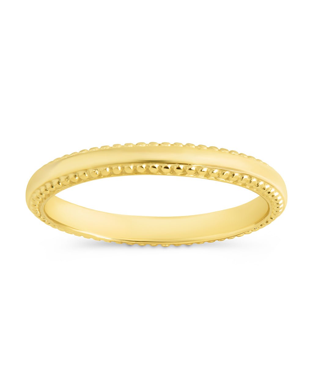 Sterling Silver Kayden Thin Textured Ring
