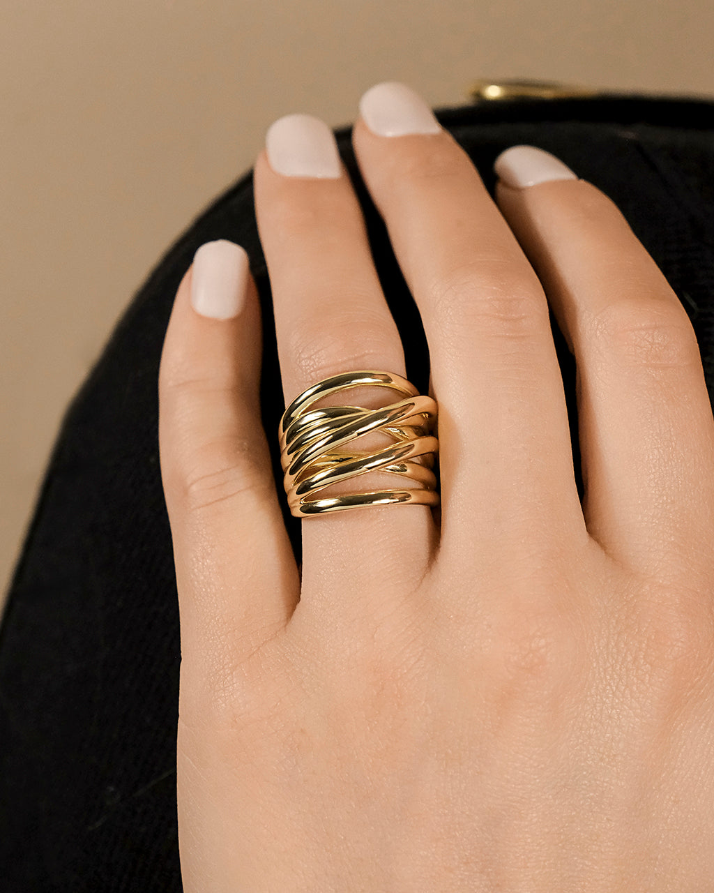 Sterling Silver Rebecca Layered Stacking Ring