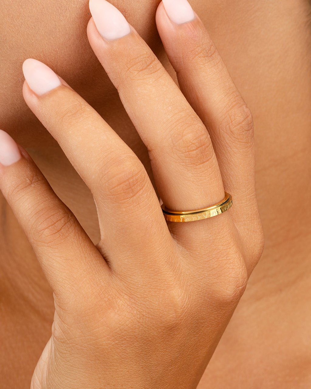 Textured Spinner Ring