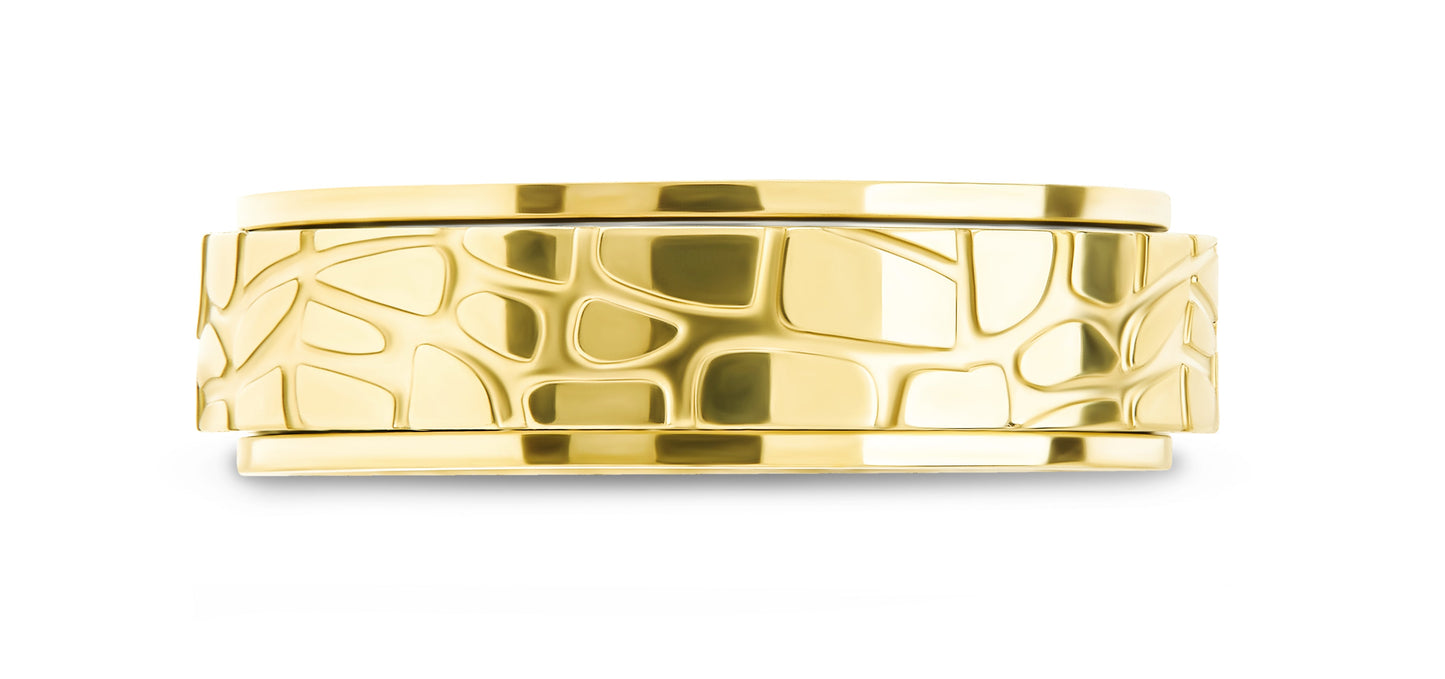 Textured Spinner Ring