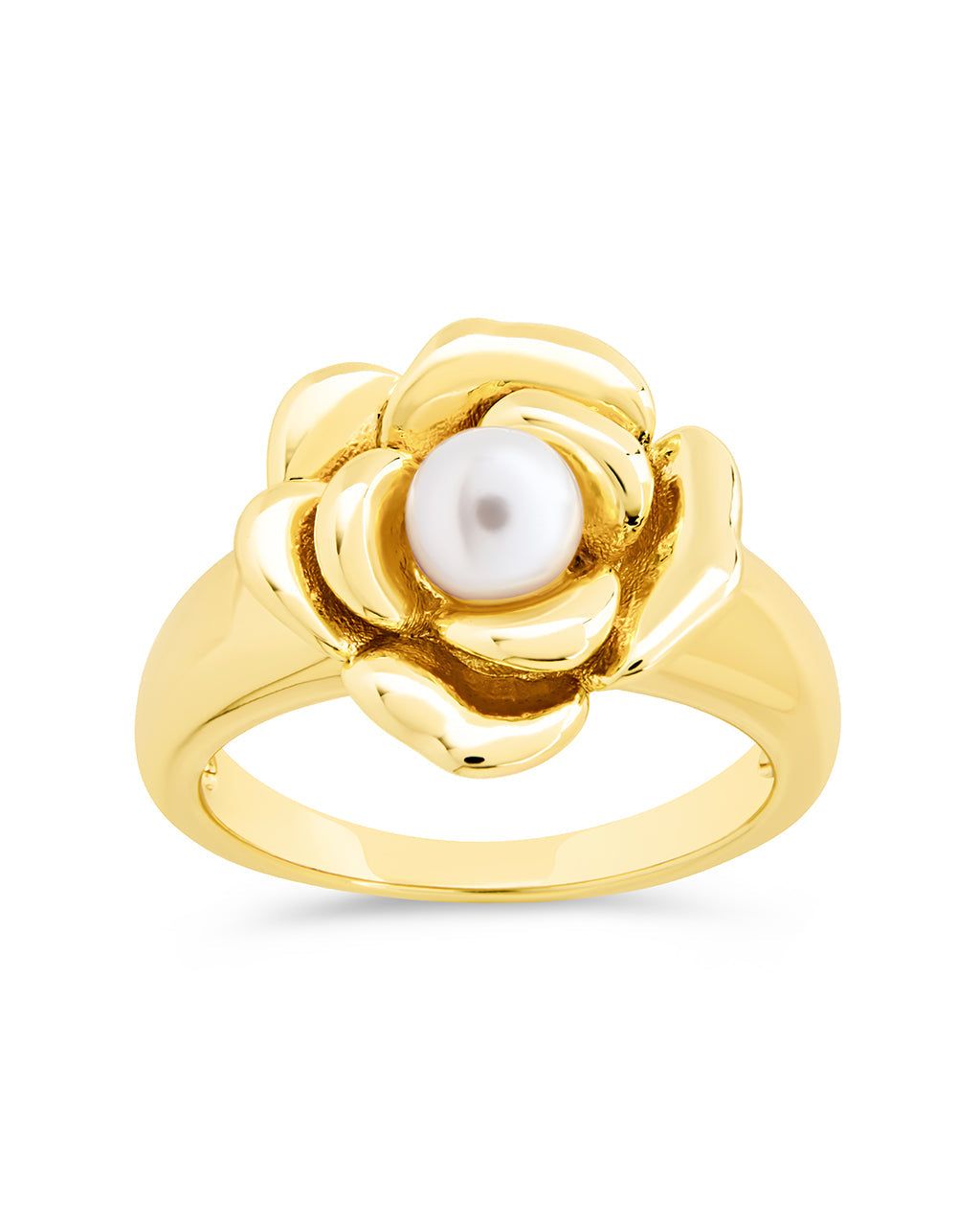 Rosa Pearl Flower Ring
