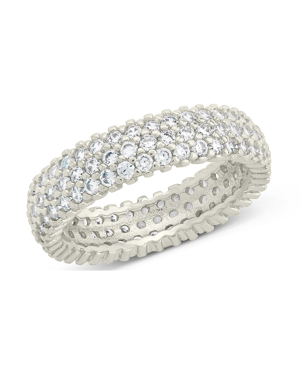 Jolene CZ Rainbow Eternity Ring