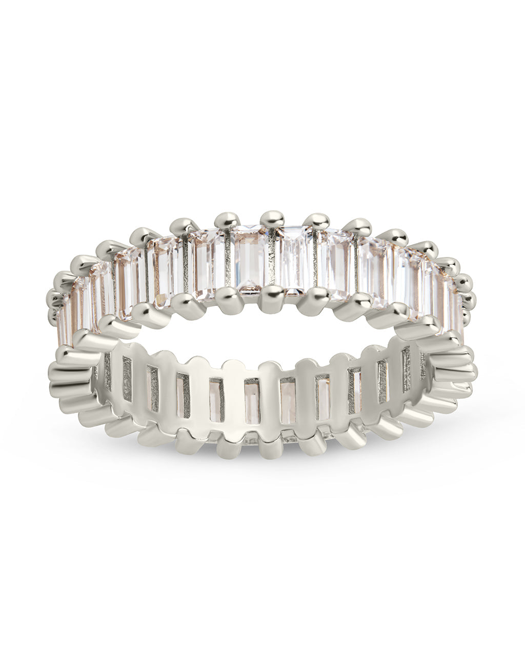Caroline Rainbow CZ Eternity Band Ring