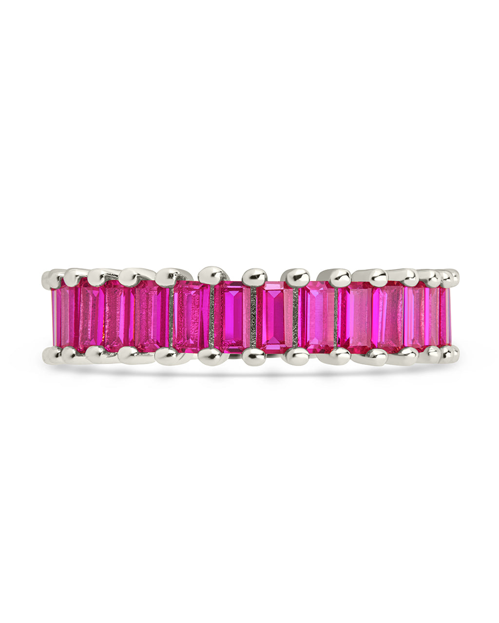 Caroline Rainbow CZ Eternity Band Ring