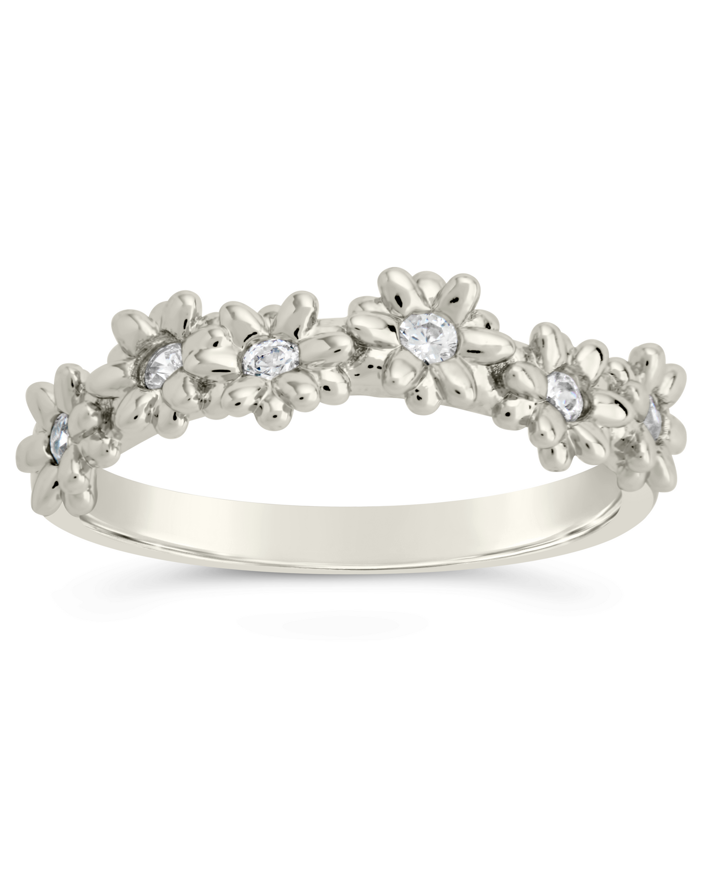 Flower CZ Irena Ring