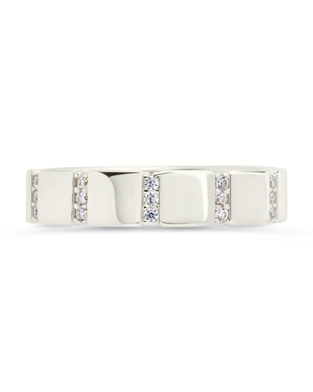 Sterling Silver Bradley CZ Ring